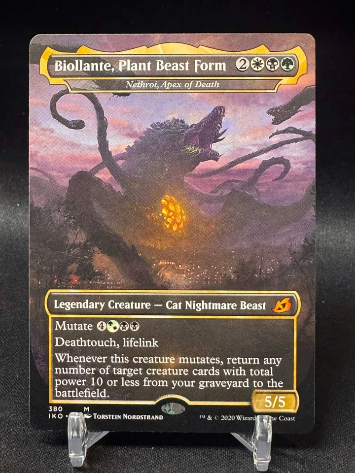 Biollante, Plant Beast Form (Nethroi, Apex of Death) - Extended Art IKO NM MTG - Image 1 of 1