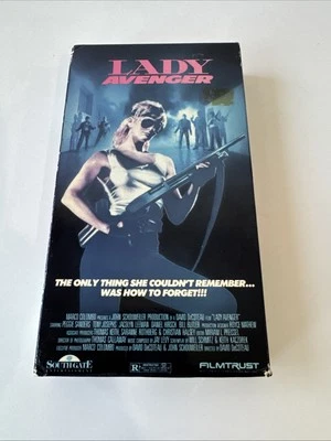 LADY AVENGER VHS 80'S Action Crime Vigilante MICHELLE BAUER RARE OUT OF PRINT - Image 1 of 4