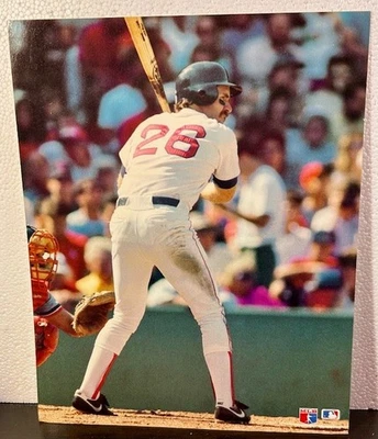 MLB 8x10 Card 1989 American league leaders Wade Boggs/Mike Greenwell Red Sox - Image 1 of 4