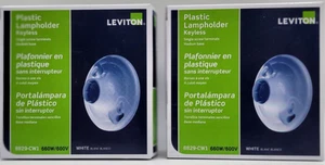 Leviton Medium Lampholder Light Socket 660W 600V 8829-CW1 Lot of 2 - Picture 1 of 4