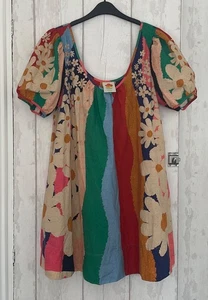 Farm Rio short dress/tunic scoop neck XL excellent - Picture 1 of 6