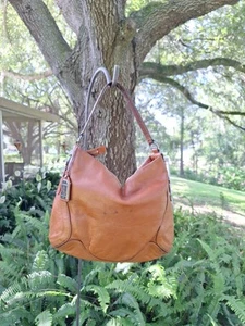Vintage Ralph Lauren Cow Leather Large Tote Hobo Bag Shoulder Purse Handbag - Picture 1 of 23