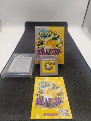 Pokemon Jaune Nintendo Gameboy Ntsc Jap Yellow Pikachu CIB - Photo 1/4