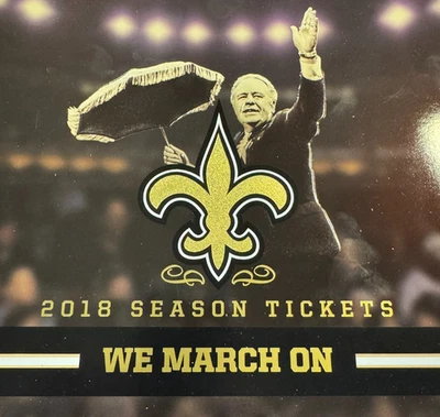 Boletos del partido en casa de la NFL 2018 New Orleans Saints - Superdome con Brees Foto 1 de 4