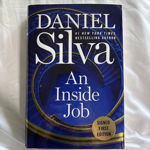 An Inside Job by Daniel Silva Signed 1st Hardback Brand New 2025 Gabriel Allon - Picture 1 of 7