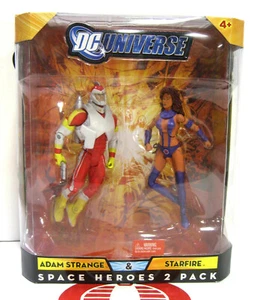 DC Universe Classics 2 Pack Sapce Heroes Adam Strange vs Spitfire NIB Mattel - Picture 1 of 2
