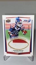 2015 Upper Deck USA Football U-19 Rashad Fenton Future Swatch /99 #26