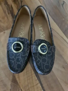 Damen Schuhe, Gr 38,Calvin Klein, EINMALGETRAGEN - Bild 1 von 4