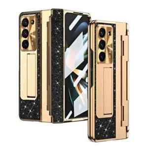 New Sparkle Magnetic Plate Cover Case Armor For Samsung Galaxy Z Fold 5 - Picture 1 of 6