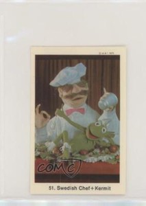 1978 Samlarsaker The Muppet Show Swedish Chef Kermit Frog #51 5ui