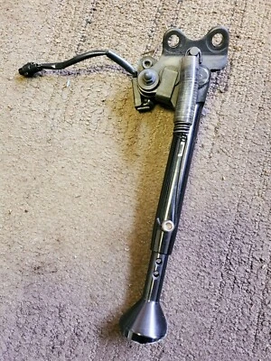 09-12 KAWASAKI NINJA ZX6R ZX600 ZX6 PSR NEGRO SOPORTE LATERAL INTERRUPTOR Foto 1 de 2