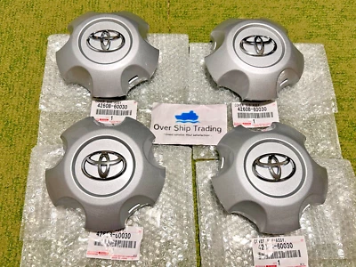 Toyota Genuine Land Cruiser LC200 Wheel Center Hub Cap 4 Piece Set OEM JDM - Image 1 of 4