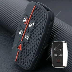 Remote Key Fob Case For Jaguar F-Pace 17-20 Silicone Key Protector Case Cover - Picture 1 of 14