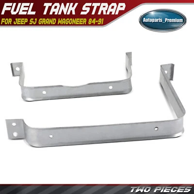 2 correas de tanque de combustible de acero para Jeep SJ Grand Wagoneer 1984 1985 1986 1987-1991 Foto 1 de 4