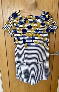 Joules striped Tunic 12, Navy Stripe - Picture 1 of 6