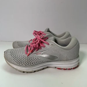 Womens 7.5 Brooks Revel 2 Shoes Gray Running Athletic Sneakers No Insoles - Picture 1 of 12