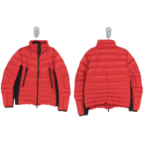 Moncler Uomo 4 XL Grenoble Canmore Puffer Giacca Arancione Trapuntato Piumino