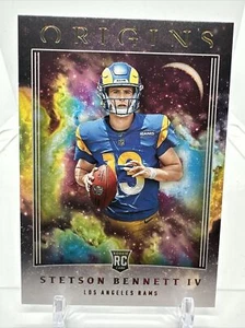 2023 Panini Origins Football #136 Stetson Bennett IV Rookie Card (RC) LA Rams - Picture 1 of 2