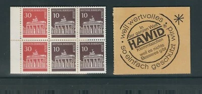 Germany  Michel MH 6a. Berlin Brandenburg Gate  . Booklet . MNH..... - Image 1 of 2