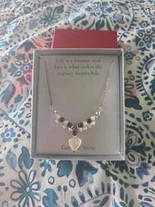 Genuine Heart Shaped Pearl Necklace  - Picture 1 of 6