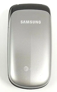 Samsung SGH-A107 - Silver and Black ( AT&T ) Cellular Flip Phone - Picture 1 of 3