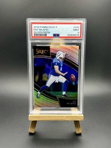 2018 Panini Select Field Level Silver Prizm Pat McAfee #242 PSA 9
