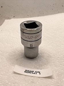 Snap On 1/2" Drive 12-Point SAE 7/16" Flank Drive Semi-Deep Socket SDH141 - Picture 1 of 7