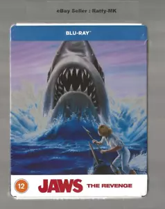 JAWS : THE REVENGE - UK EXCLUSIVE BLU RAY STEELBOOK - NEW & SEALED - Picture 1 of 3