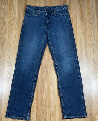 Old Navy Jeans Mens 32Wx34L Loose Straight Leg Cotton Blend Long Blue Wash Denim - Image 1 of 4