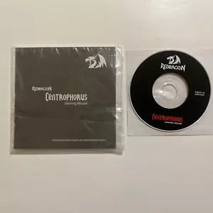 Red Dragon Centrophorus Gaming Mouse 601-3 Instruction Manual & Driver CD - Picture 1 of 3