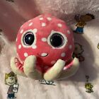 Ty Beanie Boos Ollie Pink Octopus Big Glitter Eyes Plush Stuffed Toy 6" With Tag