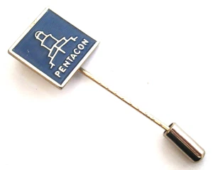 R742) Pentacon logo vintage advertising tie lapel pin badge - Picture 1 of 2