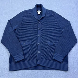 Duluth Trading Strickjacke 2XL blau Burly Ruhestand Schalkragen Knopfleiste Pullover - Bild 1 von 8