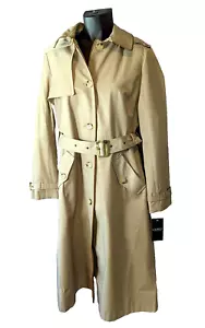 Impermeabile con cappuccio da donna Lauren Ralph Lauren lungo, taglia L NUOVO - Foto 1 di 14