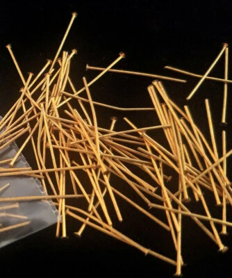 ¡Último set! 160 alfileres de cabeza de 3/4" 20 mm 7 g hágalo usted mismo fabricación de joyas LOTE A GRANEL nuevo Foto 1 de 4