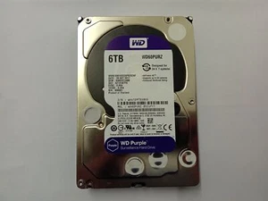 Western Digital WD Purple WD60PURZ-85ZUFY1 6TB 3.5" Desktop Hard Drive SATA - Bild 1 von 2