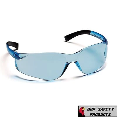 PYRAMEX ZTEK SAFETY GLASSES INFINITY BLUE LENS WORK EYEWEAR S2560S Z87+ (1 PR) - Image 1 of 4