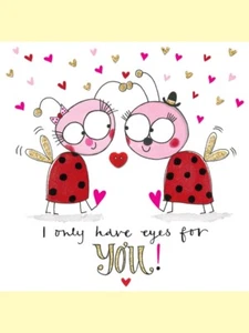Rachel Ellen-I Only Have Eyes For You - Valentines Card - Picture 1 of 1