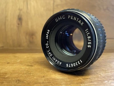 *Exc+5* SMC Pentax 55mm F/1.8 Standardobjektiv PK K-Mount Aus Japan #C1-23Q - Bild 1 von 4