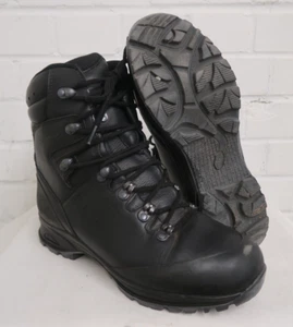 Haix Mens Boots, Size 8.5 Commander GTX Goretex Combat Black British Army - Picture 1 of 5