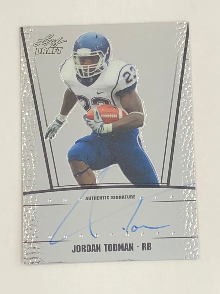 2011 Leaf Draft Jordan Todman #RC-JT1 AUTO Authentic Mint  - Image 1 of 2