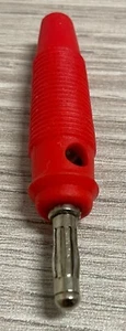 Connettore a banana rosso con foro trasversale - Imagen 1 de 1