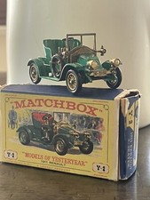 Vintage, Matchbox Yesteryear Y-2 - 1911 Renault, with original box.