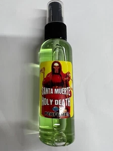 SPIRITUAL MYSTICAL SPRAY PERFUME 2 FL OZ FOR HOLY DEATH - GREEN (SANTA MUERTE) - Picture 1 of 1