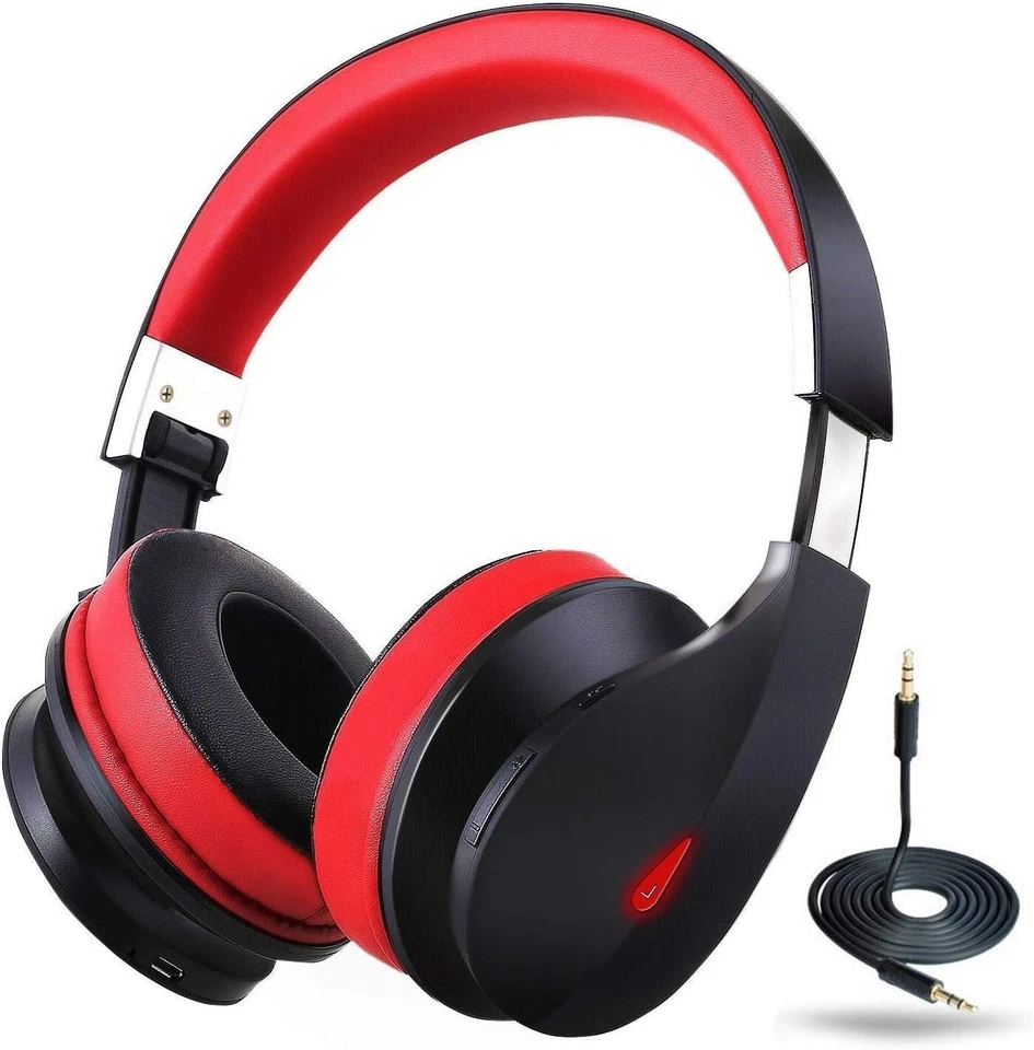 Ausdom AH2 Stereo Bass Foldable Wireless Wired Headphone w/ Microphone - Image 1 of 4