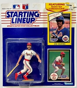 1990 KENNER STARTING LINEUP MLB JOSE OQUENDO ST LOUIS CARDINALS MOC - Picture 1 of 2