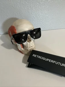 Retrosuperfuture RSF Icons Flat Top 55/18/145 Sonnenbrille schwarz - Bild 1 von 7