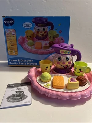 VTech Learn & Discover Pretty Party Playset Tested Works Barely Used Condition - Image 1 of 4