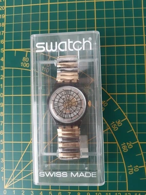 Swatch Marechal Sam 101 automatico 1993 Swiss Made 23 Rubini bracciale Flexi - Immagine 1 di 4