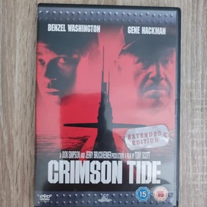 Crimson Tide DVD - Denzel Washington, Gene Hackman, classic film, vgc - Picture 1 of 3